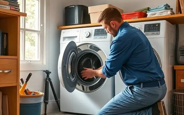 Appliance Repair professional at work
