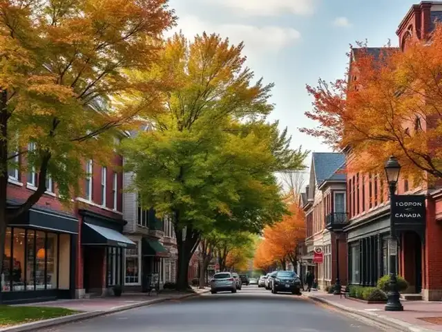 View of Aurora, Ontario