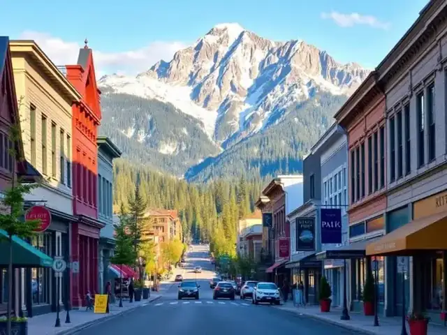 View of Banff, Alberta