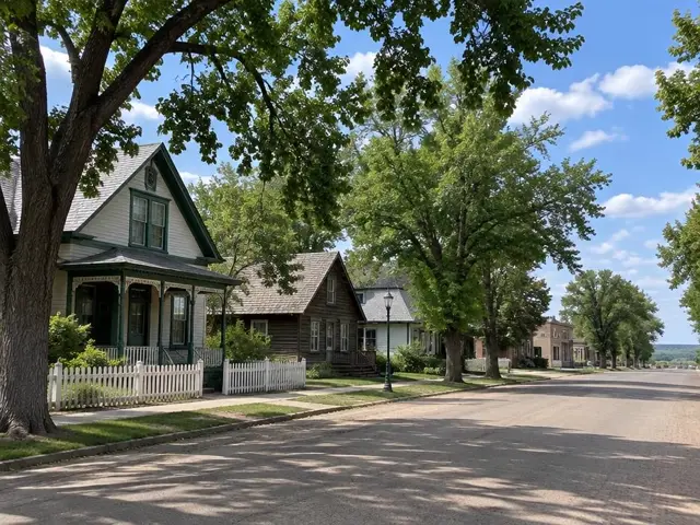 View of Battleford, Saskatchewan