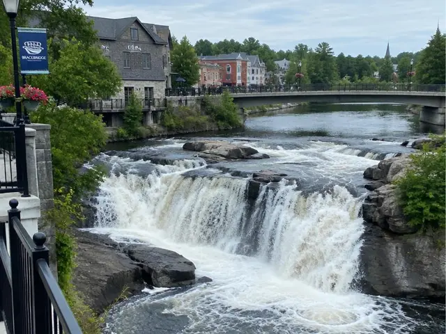 View of Bracebridge, Ontario