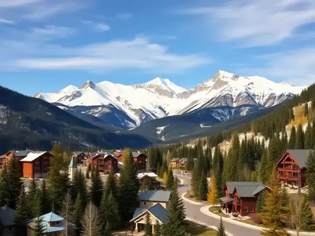 View of Canmore, Alberta