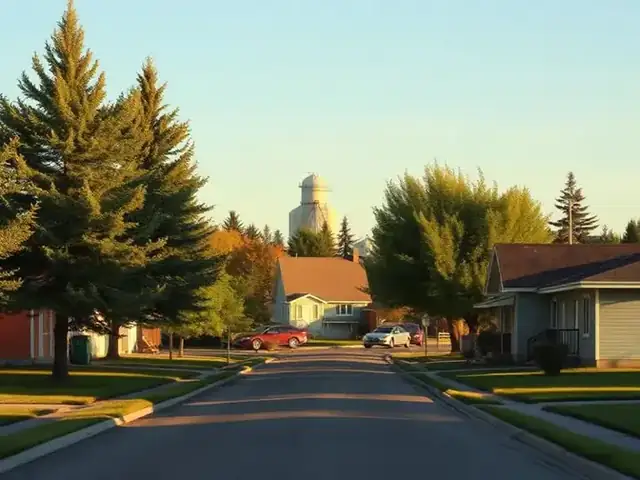 View of Carstairs, Alberta