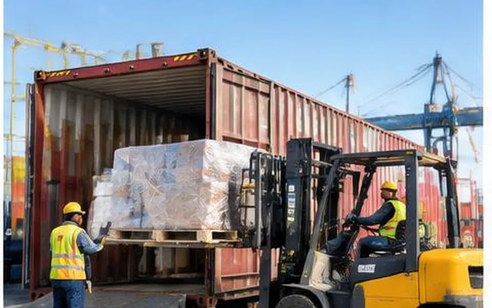 Container unloading