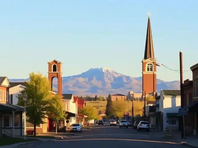 View of Didsbury, Alberta