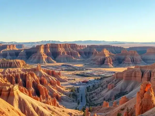 View of Drumheller, Alberta