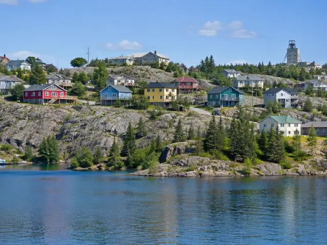 View of Flin Flon, Manitoba