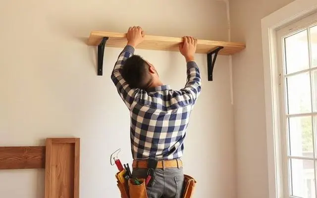 Handyman professional at work