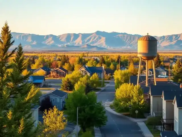View of High River, Alberta