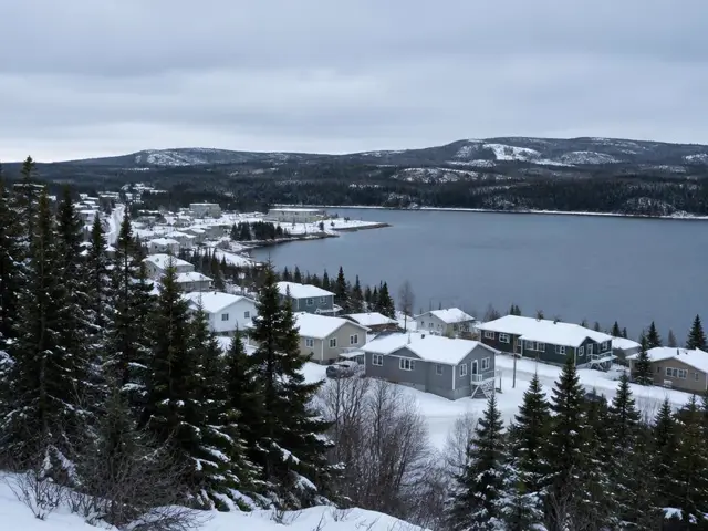 View of Labrador City, Newfoundland and Labrador