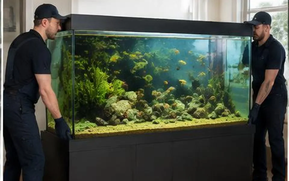 Large aquarium moving