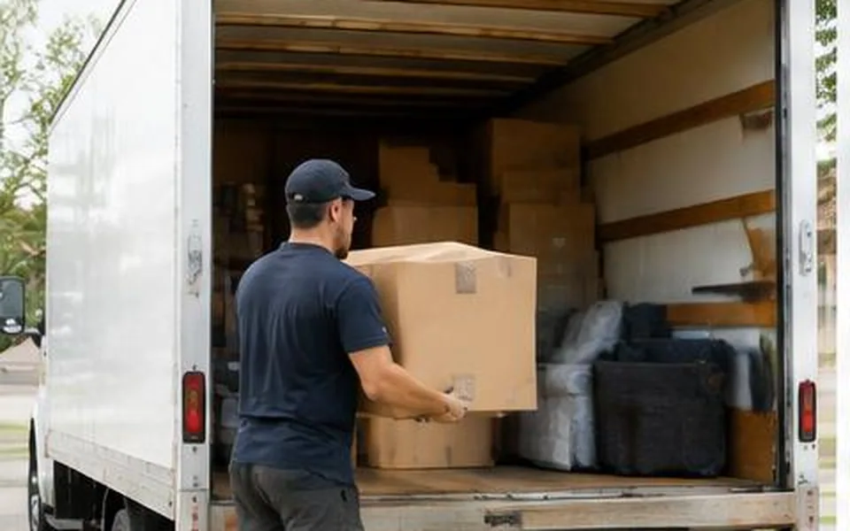 Loading moving trucks
