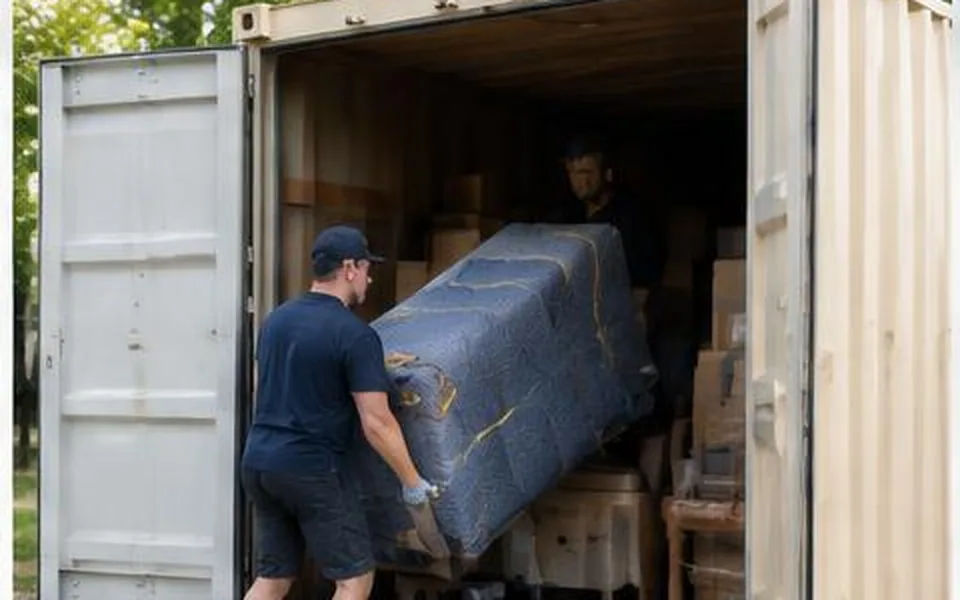 Loading storage containers