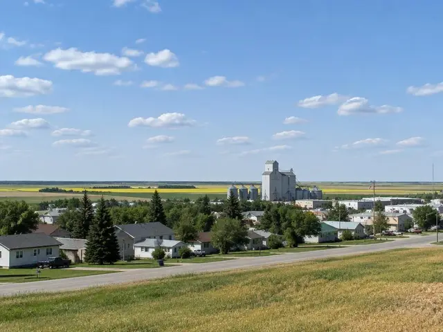 View of Morinville, Alberta