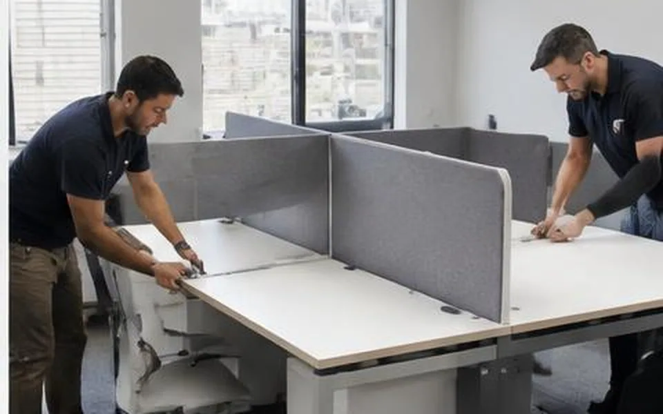 Office workstation assembly