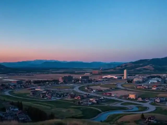 View of Okotoks, Alberta