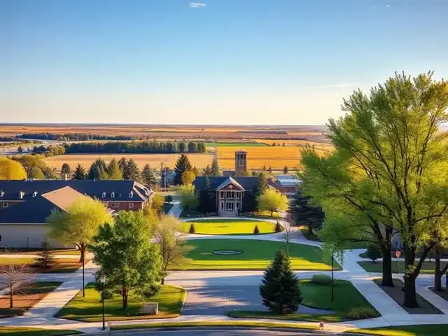 View of Olds, Alberta