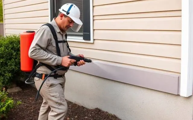 Pest Control professional at work