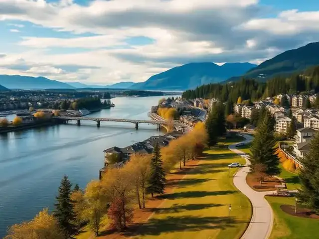 View of Port Coquitlam, British Columbia