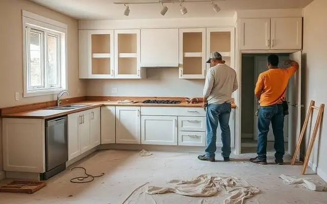 Renovations professional at work