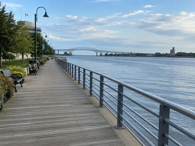 View of Sault Ste. Marie, Ontario