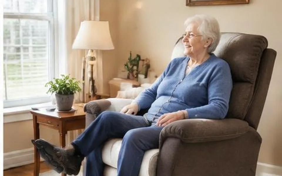 Senior-friendly furniture placement