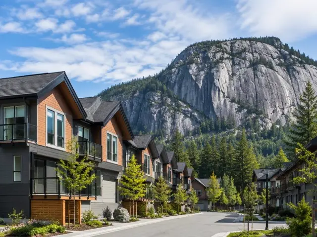 View of Squamish, British Columbia