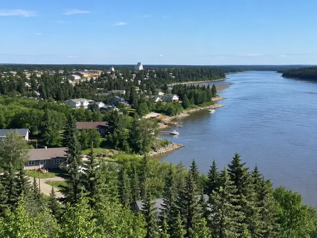 View of The Pas, Manitoba