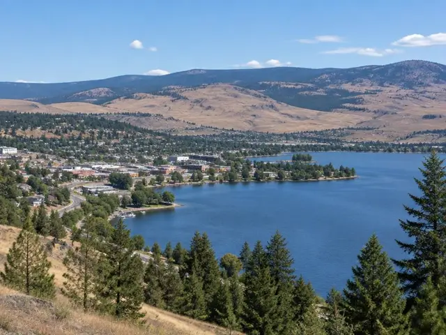 View of Williams Lake, British Columbia